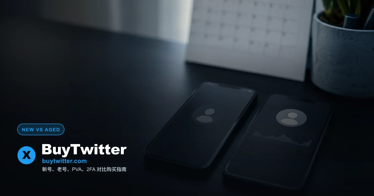 New vs Aged Twitter Accounts: X Account Age, PVA and 2FA Compared